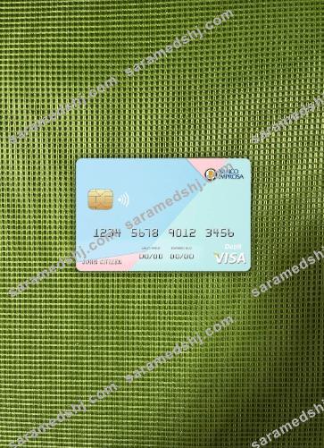 Costa Rica Improsa bank visa card photolook front
